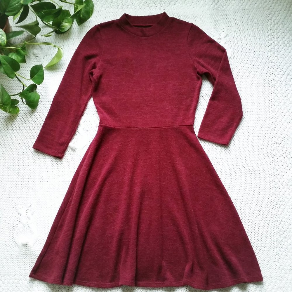 {Decree} maroon sweater dress, sz S